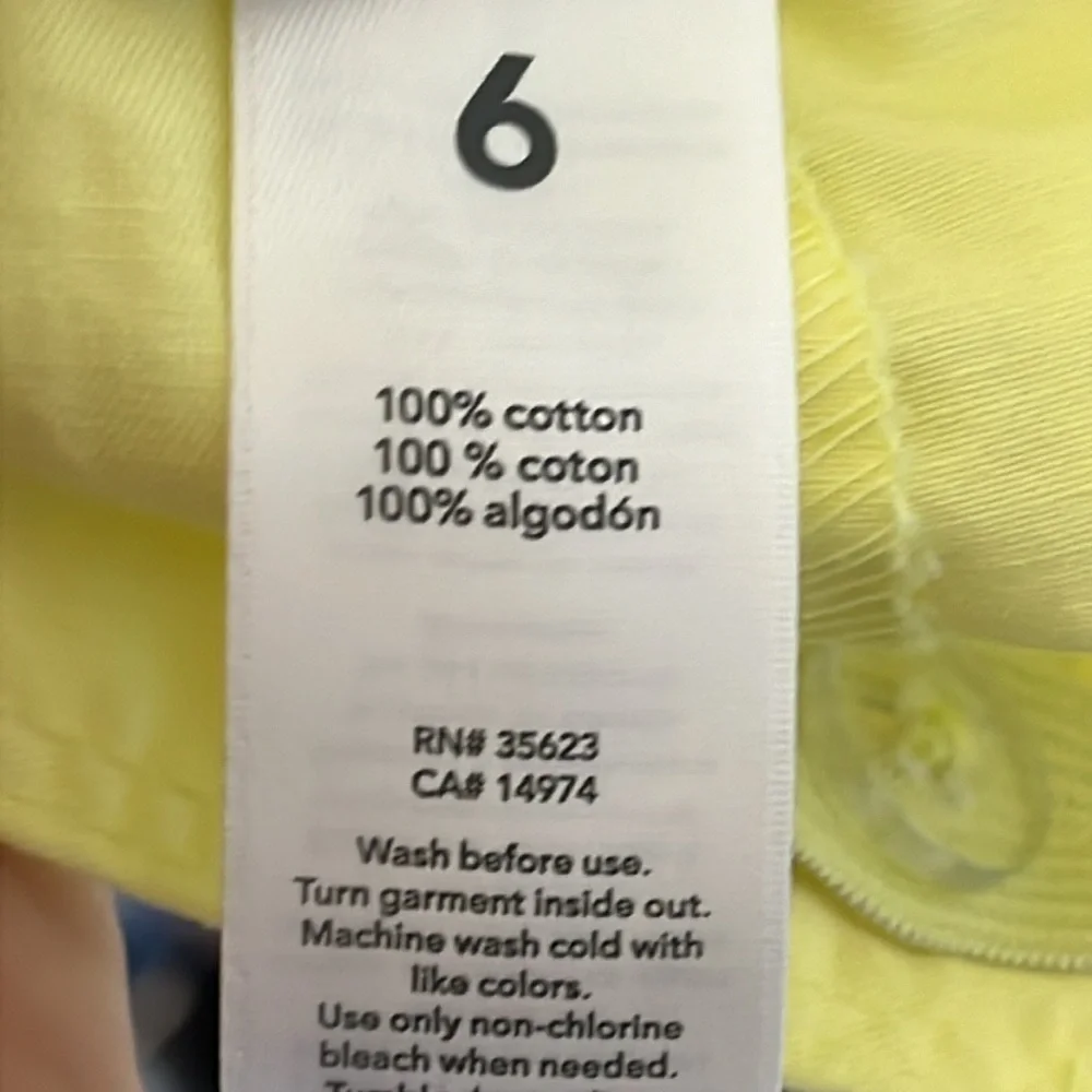 Brand New Disney Blue Minnie Daisy Top & Carter’s Yellow Classic Chino Shorts
